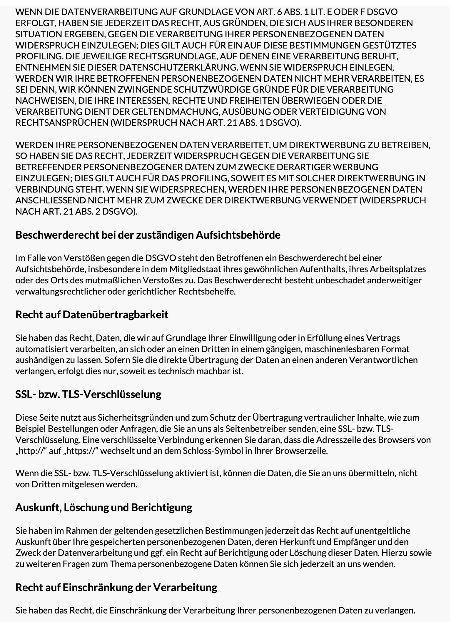 Datenschutz 4v6